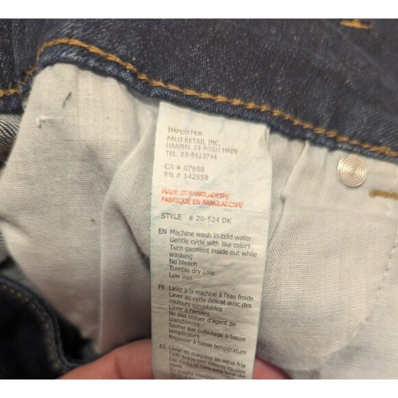 Refuge Women's Blue Denim Jean Shorts Size 0 High Rise Stretch Button Fly Casual - Picture 5 of 7